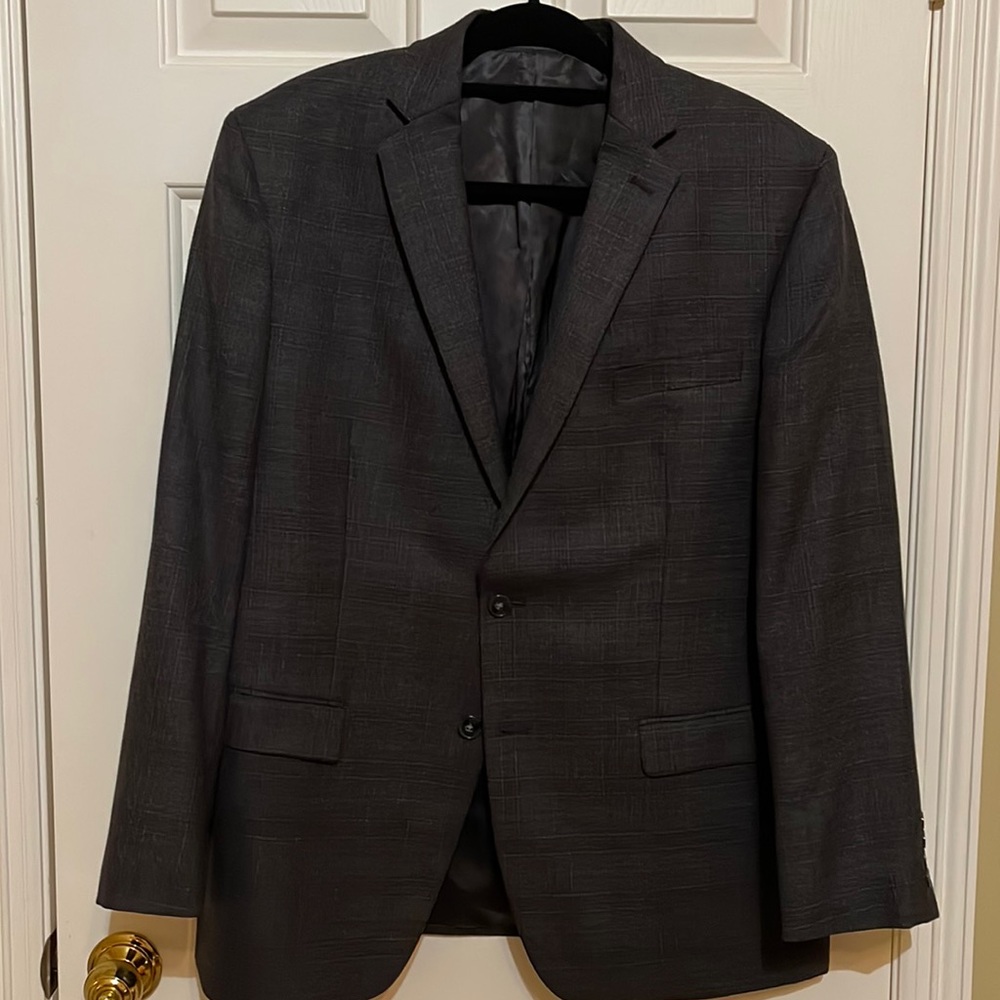 Men’s Grey Houndstooth Calvin Klein blazer- 43 R
